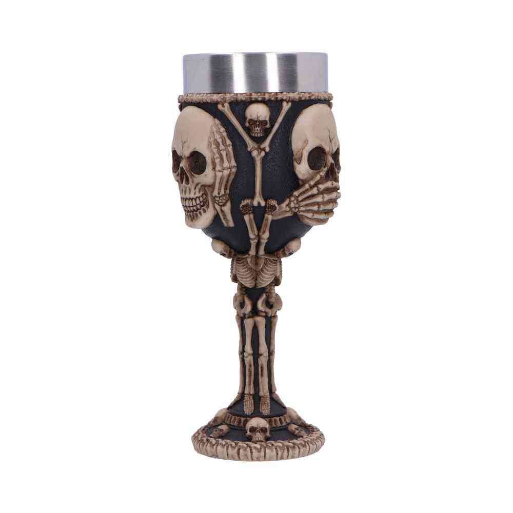 Nemesis Now Nemesis Now - Three Wise Skeleton 20cm Chalise